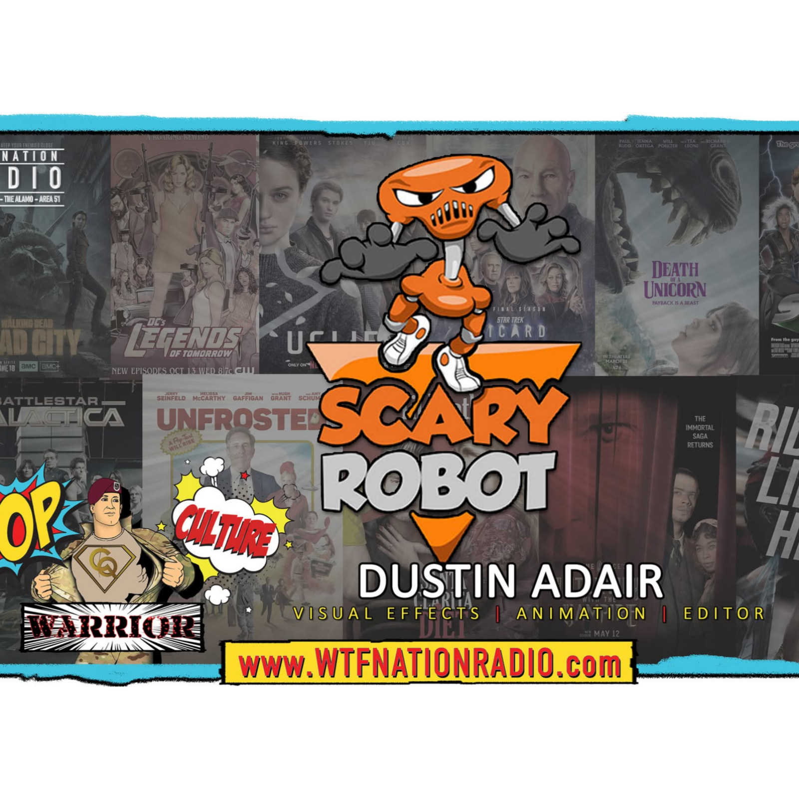 Pop Culture Warrior - Interview with special guest, Dustin Adair! episode artwork