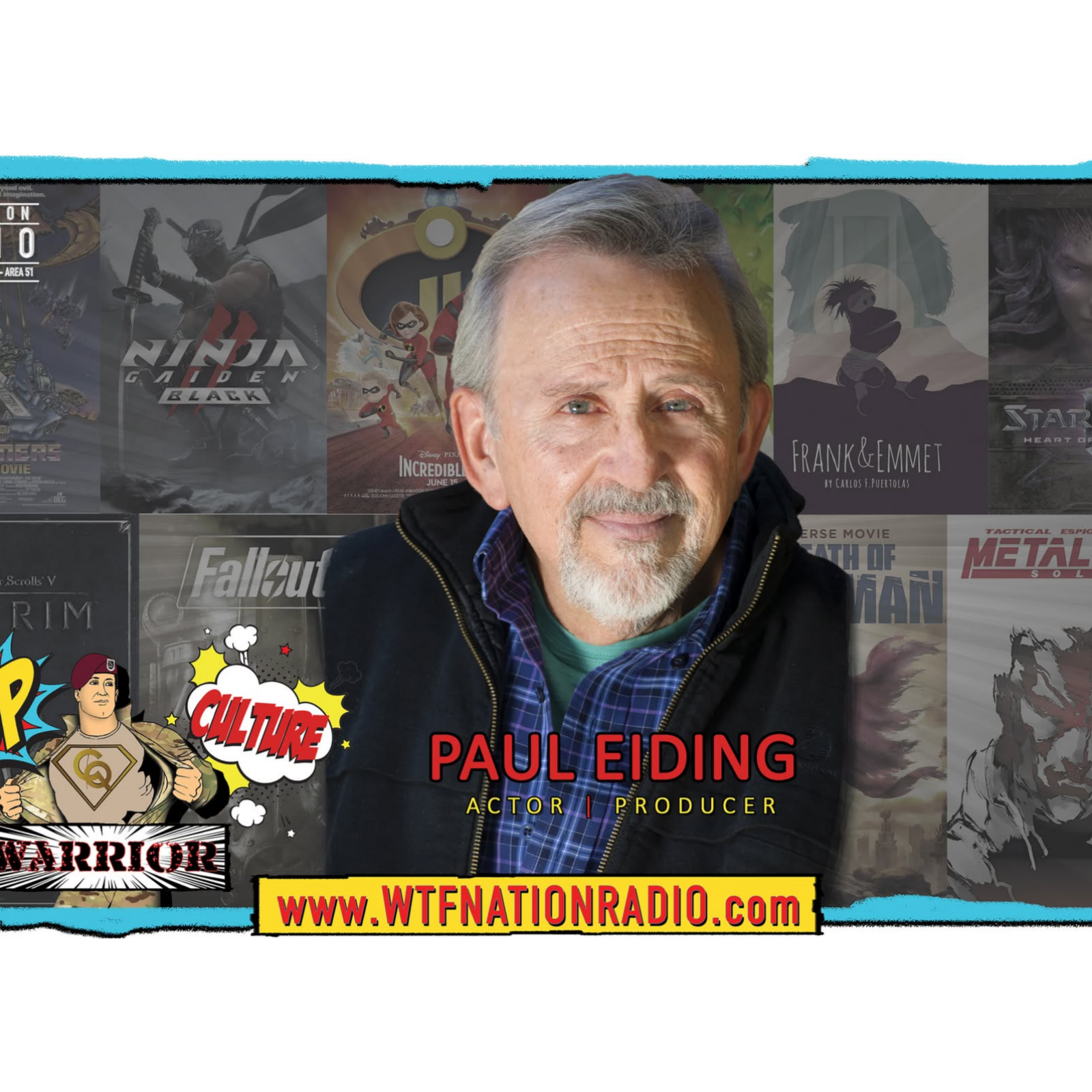 Pop Culture Warrior - Interview with special guest, Paul Eiding! episode artwork