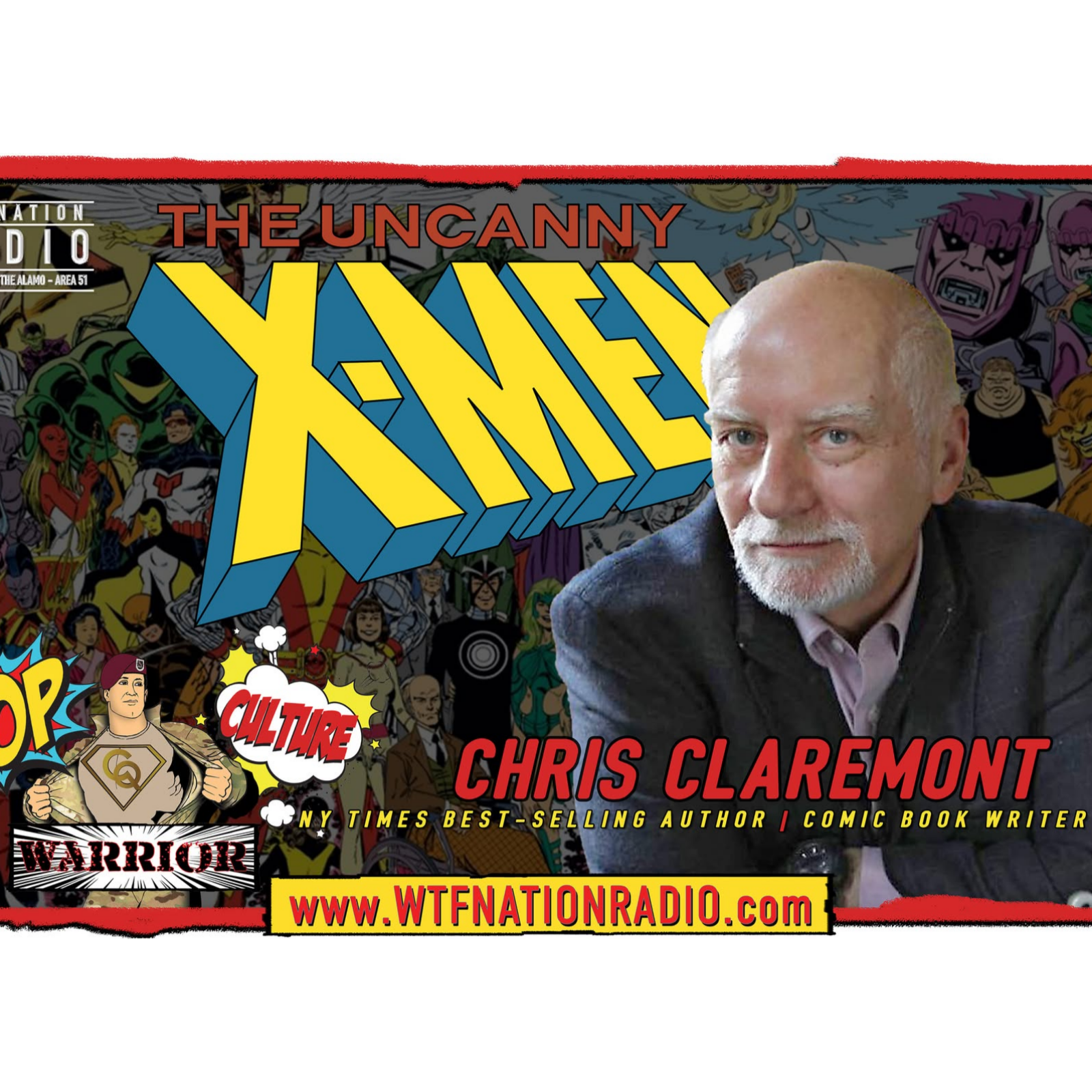 Pop Culture Warrior - Interview with special guest, Chris Claremont! episode artwork