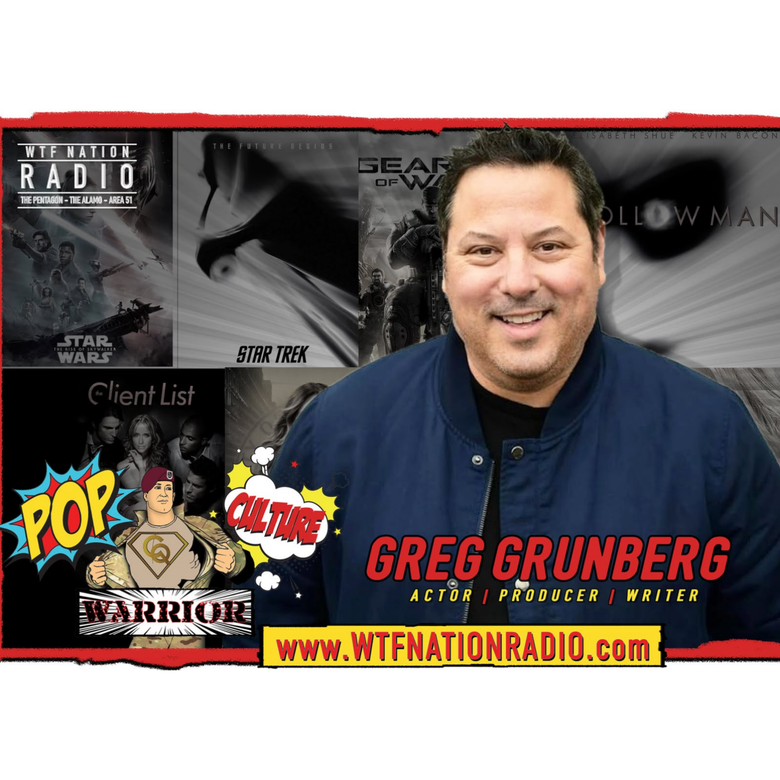 Pop Culture Warrior - Interview with special guest, Greg Grunberg! episode artwork