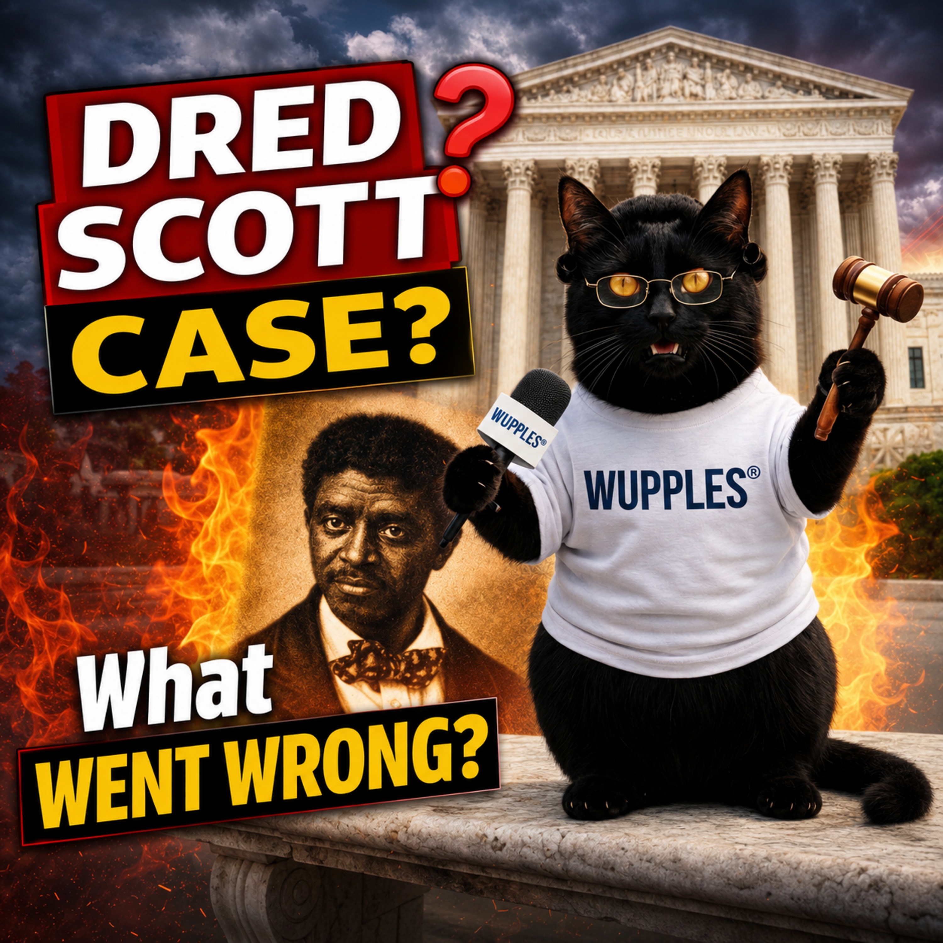 Dred Scott v. Sandford (1857) ⚖️ #wuppleslaw episode artwork