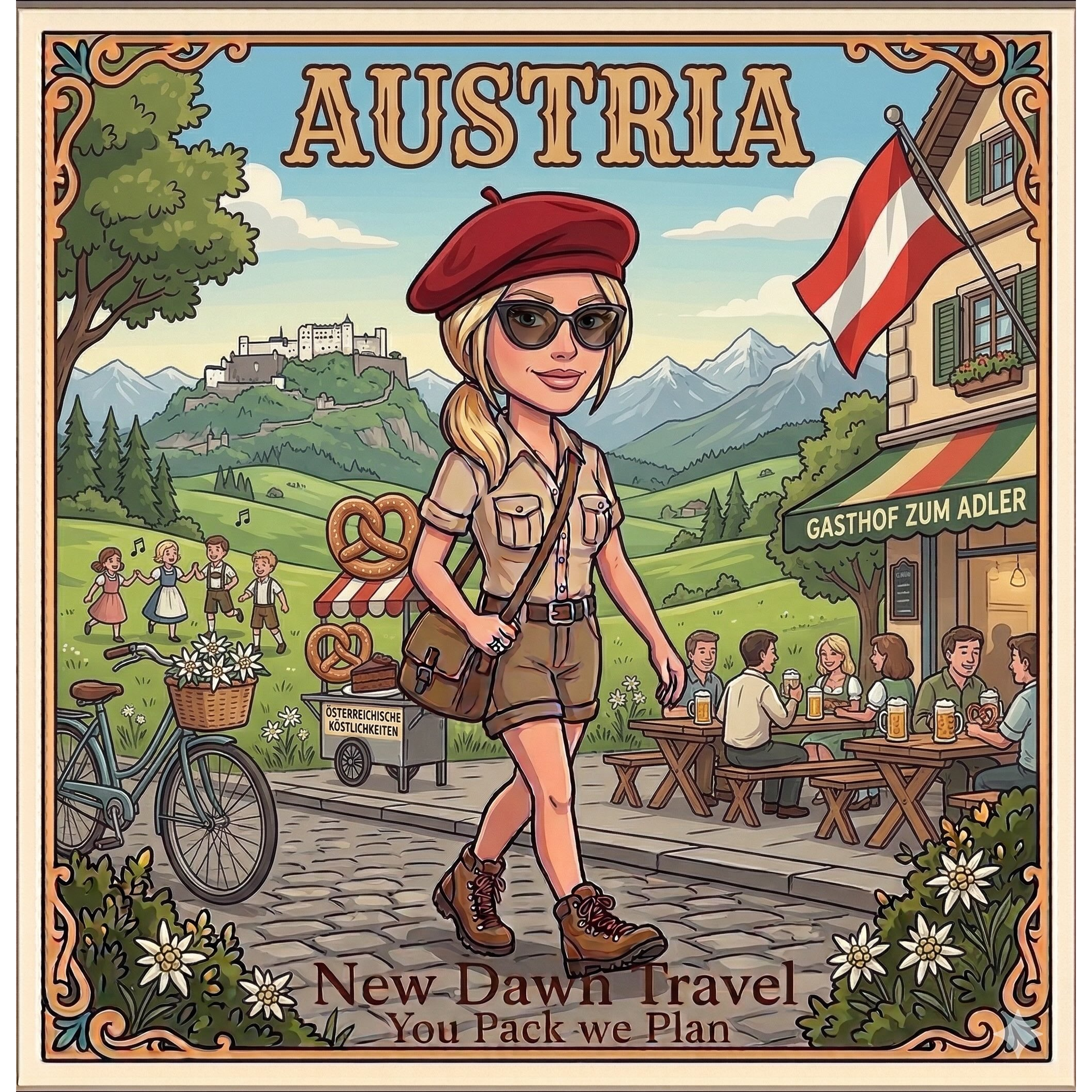 The Sound of Music Beneath the Salzburg Mountains episode artwork