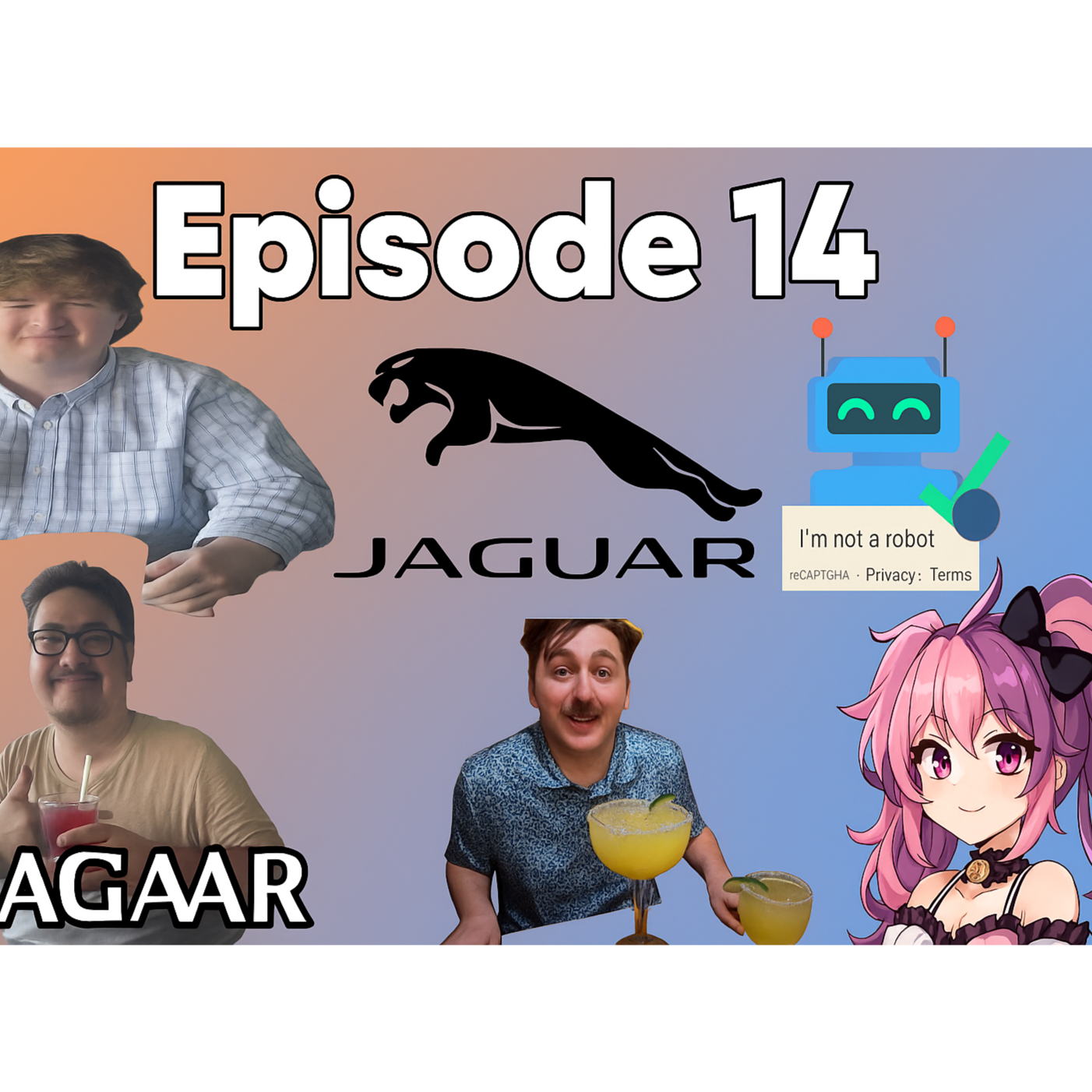 Episode 14: Vshojo, superman, jaguar episode artwork
