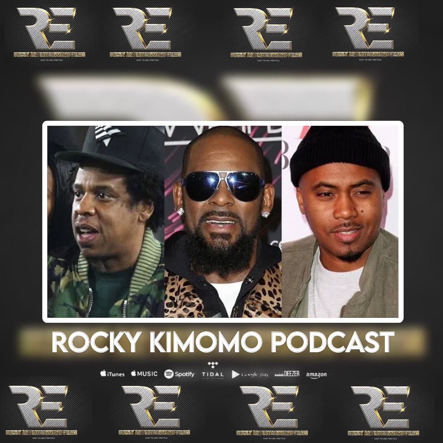 R Kelly Gufungwa kwe JAY Z abifitemo uruhare byaturutse kumakimbirane bagiranye 2003 podcast artwork