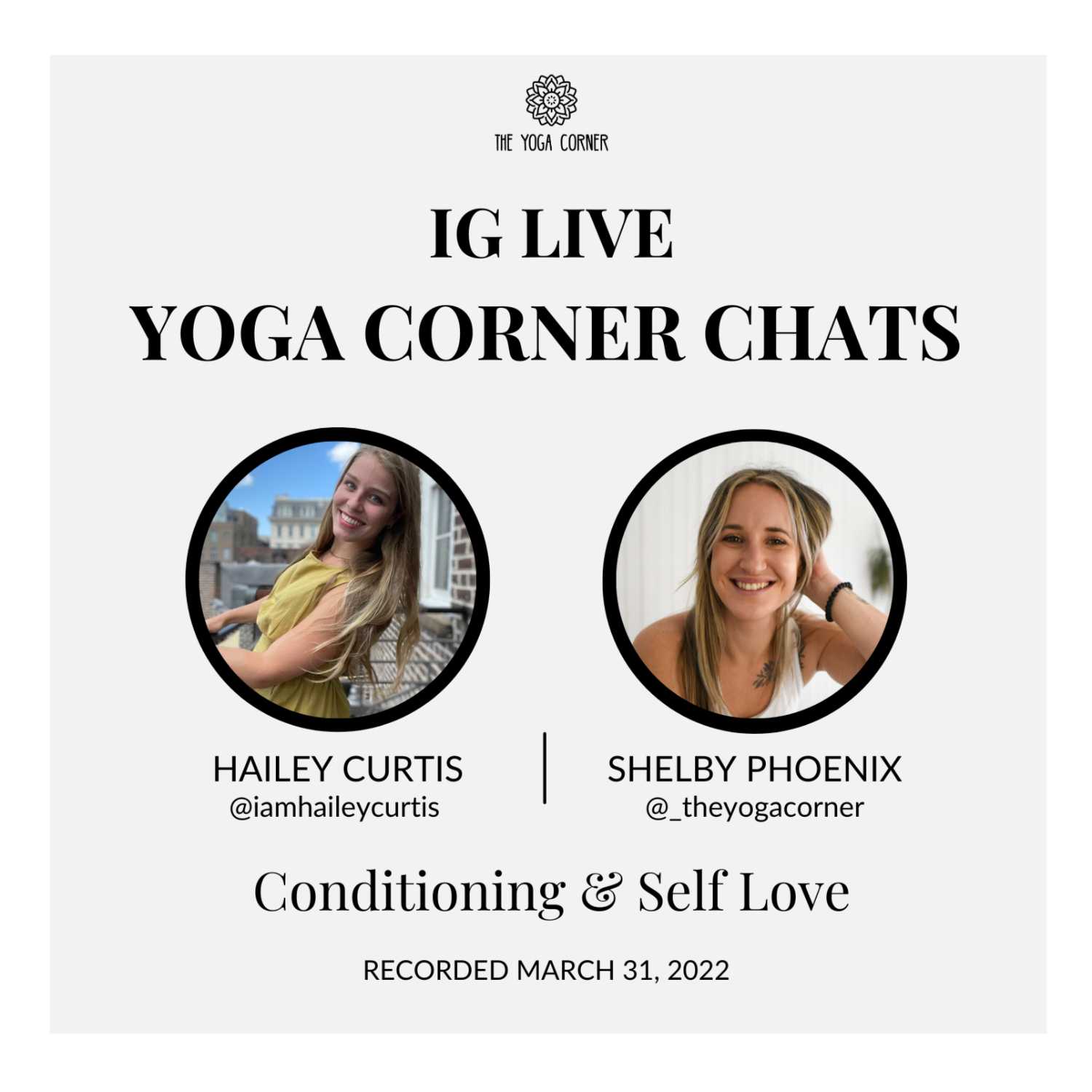 Yoga Corner Chats
