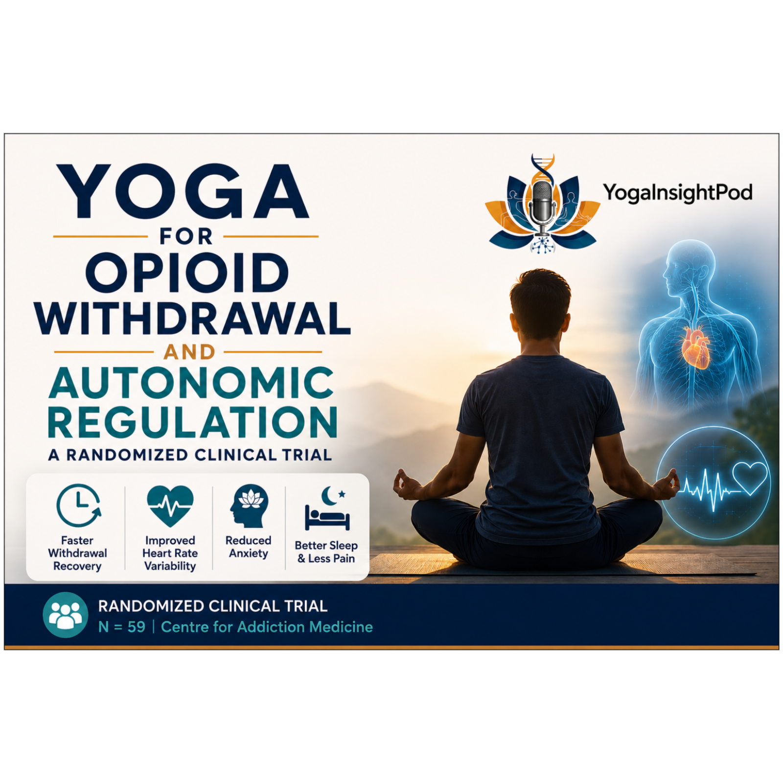 Yoga for Opioid Withdrawal Recovery: The Science of Autonomic Healing & Faster Recovery episode artwork