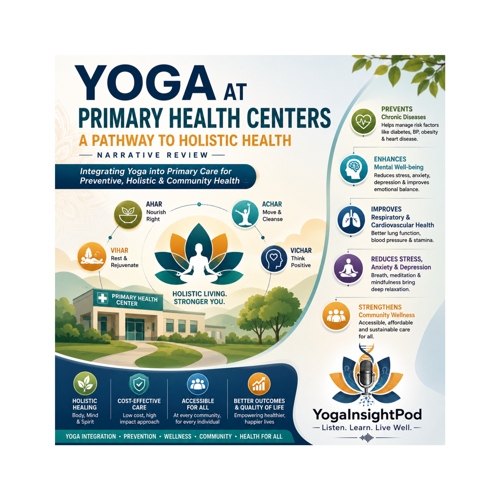 Yoga in Primary Healthcare: Can Yoga Help Prevent Chronic Disease & Transform Modern Wellness? episode artwork