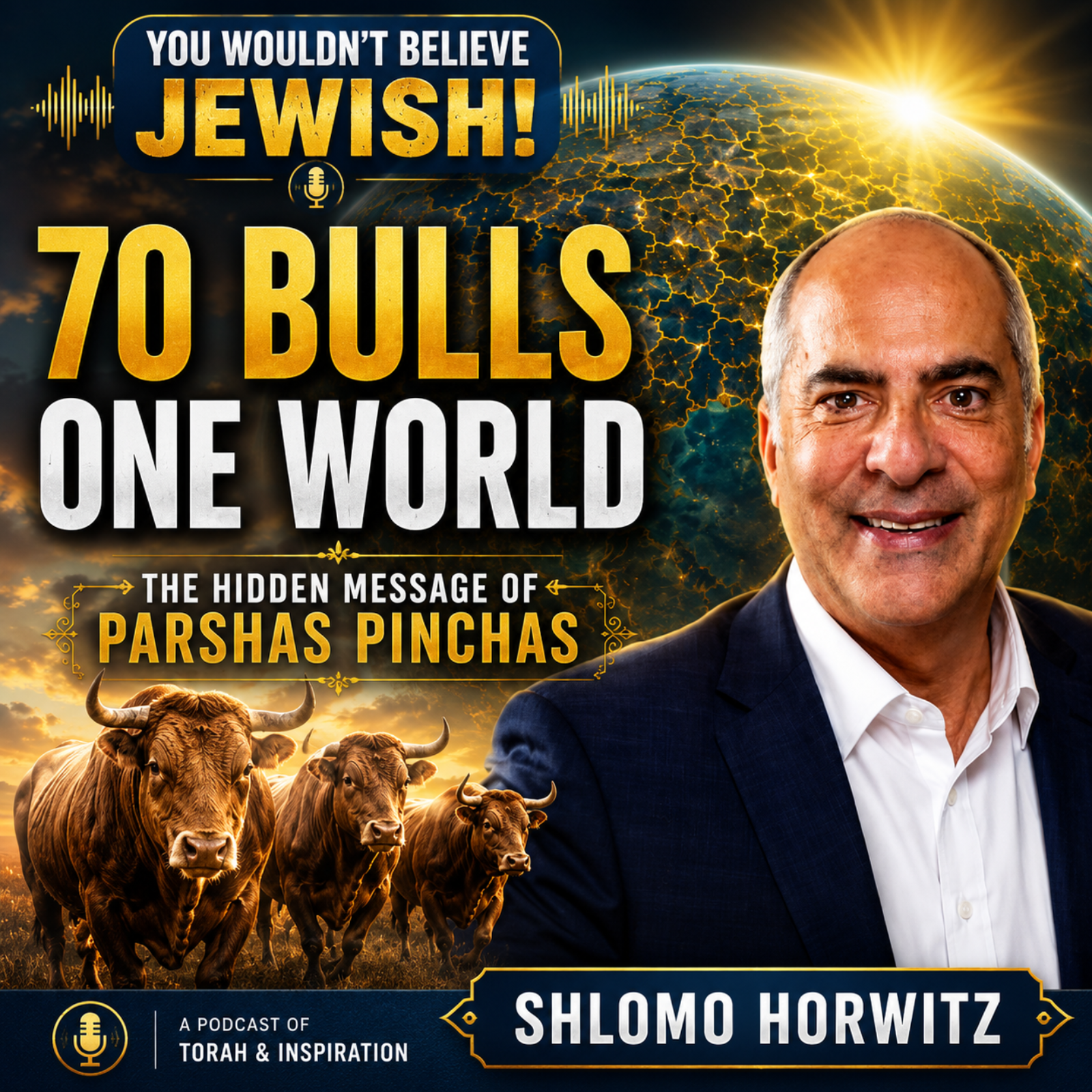 70 Bulls, One World | Torah Insight episode artwork