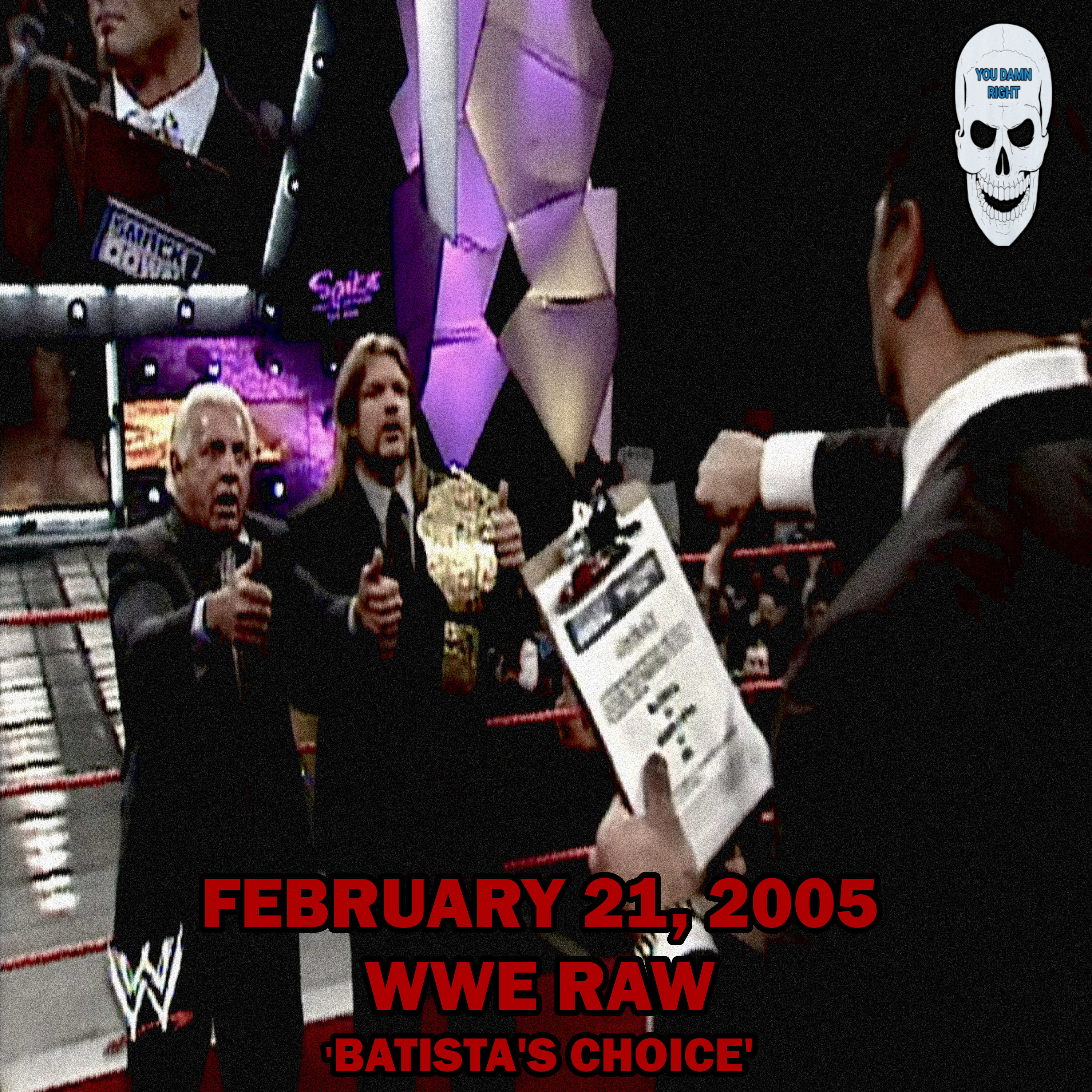 February 21, 2005 WWE Raw episode artwork