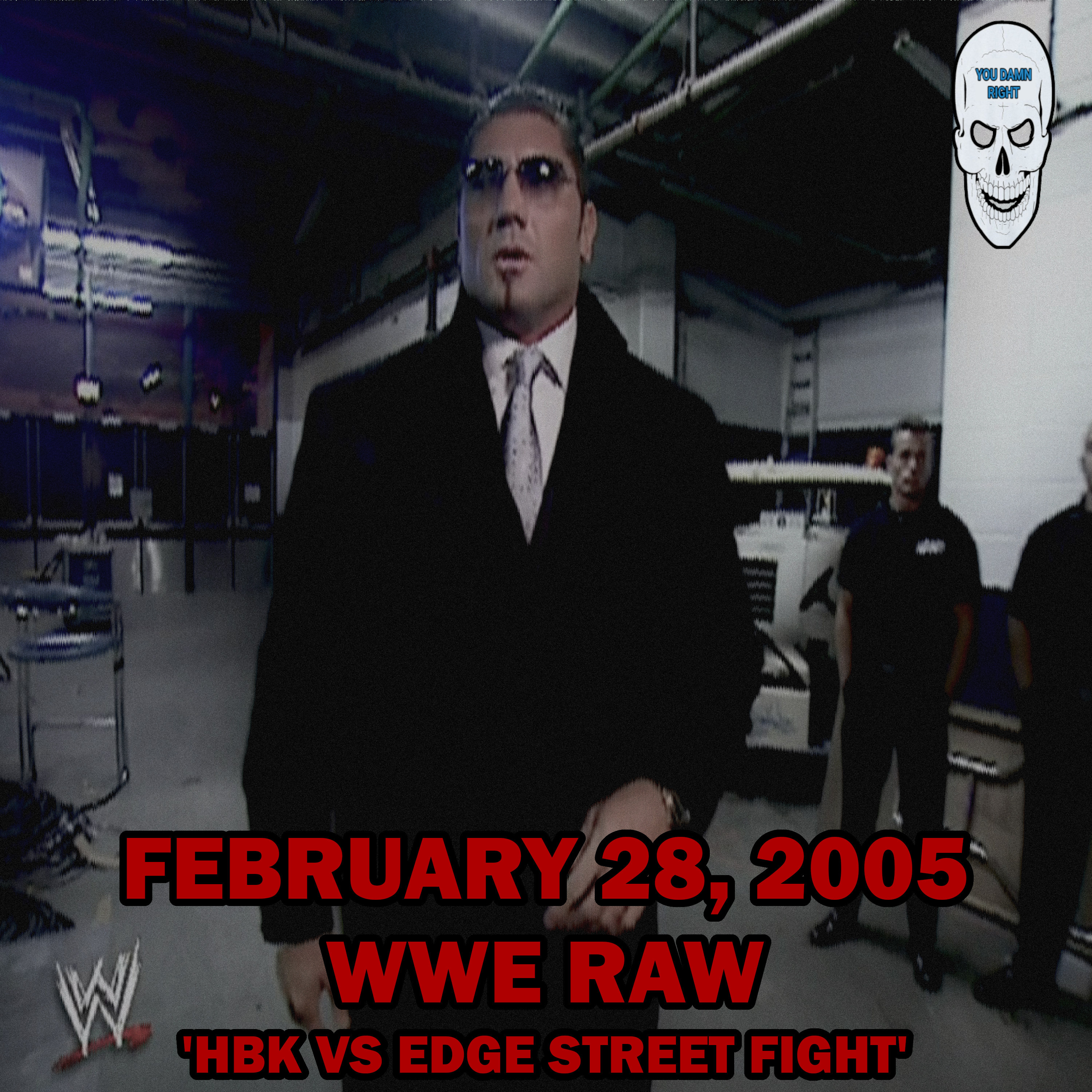 February 28, 2005 WWE Raw (HBK vs Edge Street Fight) episode artwork