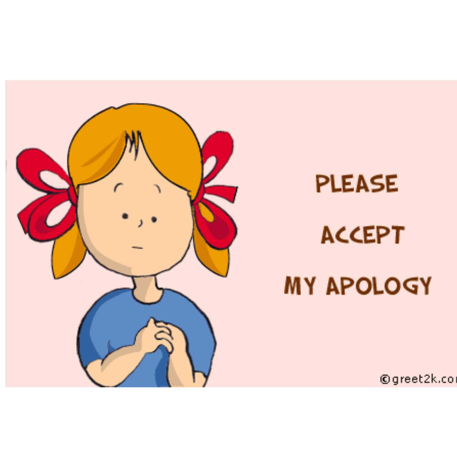 It's never to late to apologize
