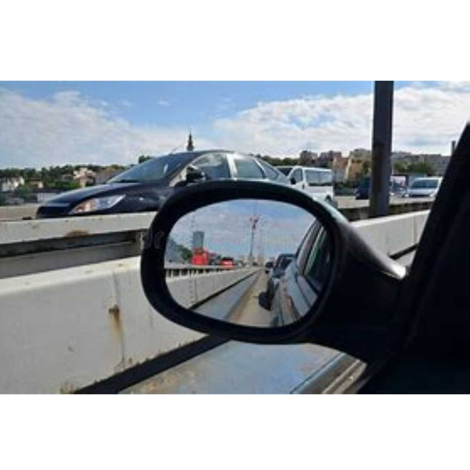 Looking in my rearview mirror
