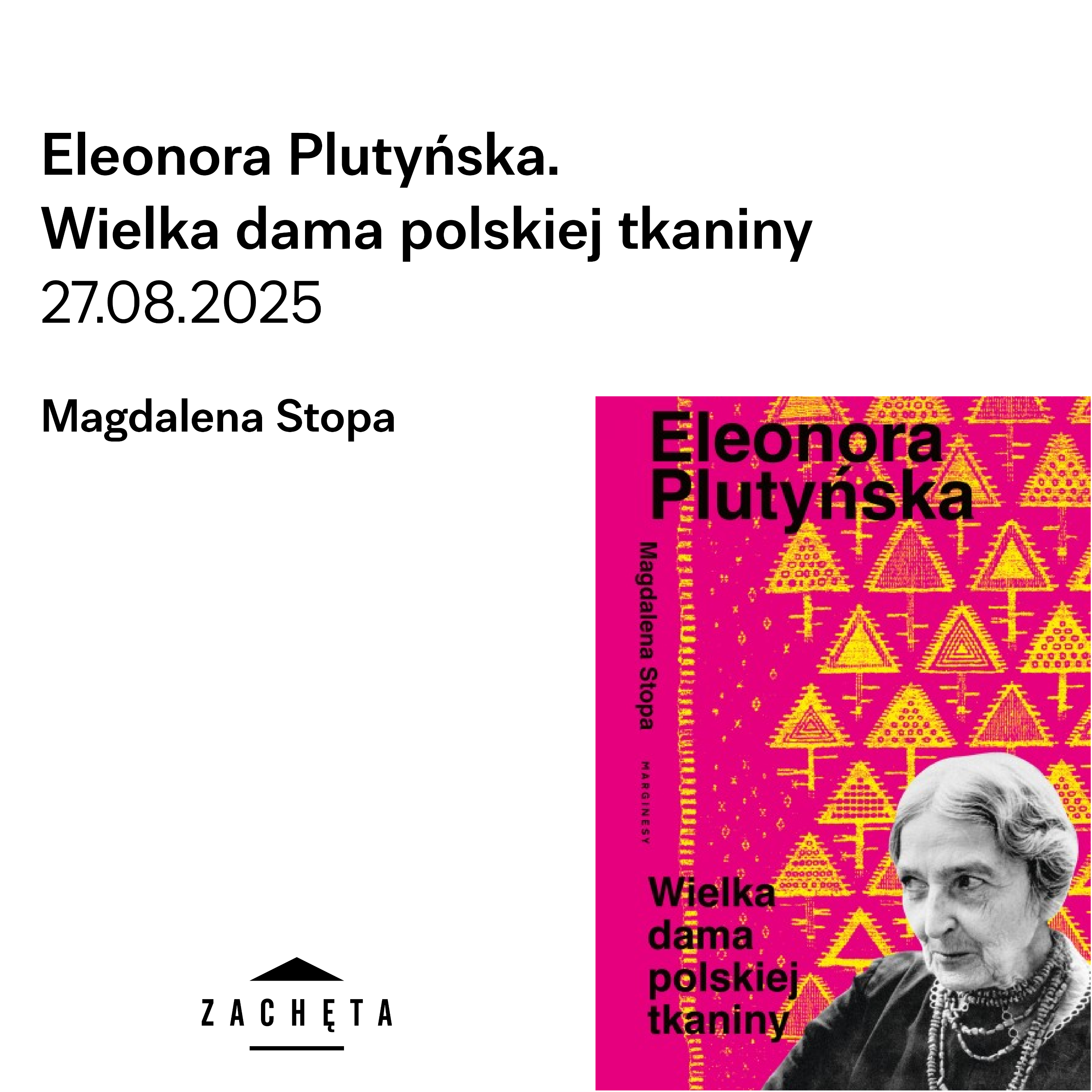 Archiwum Edukacji #47 - Eleonora Plutyńska. Wielka dama polskiej tkaniny. Spotkanie autorskie z Magdaleną Stopą episode artwork