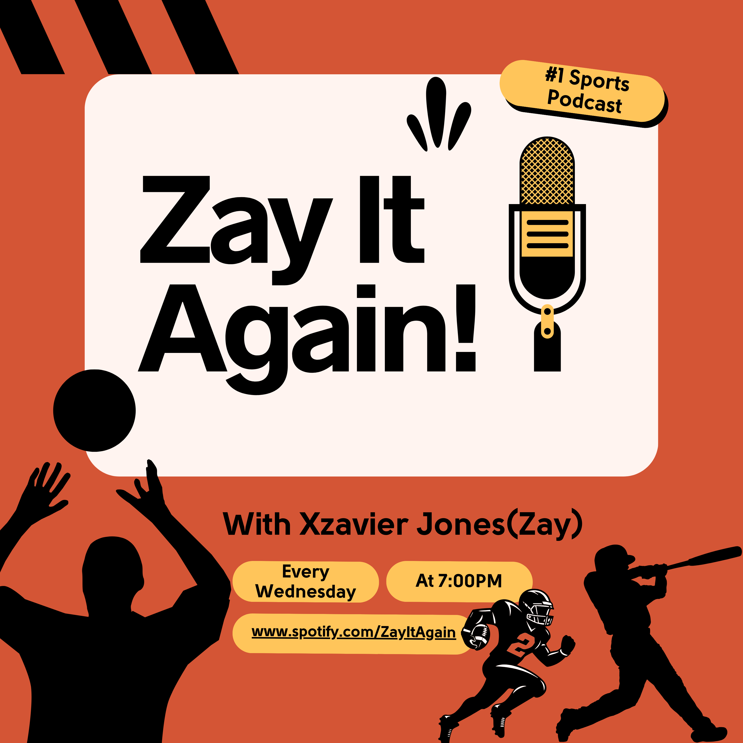 Zay It Again! | #1 Sports Podcast | NFL free agency | MLB opening week | NBA playoffs! | Episode 6 episode artwork