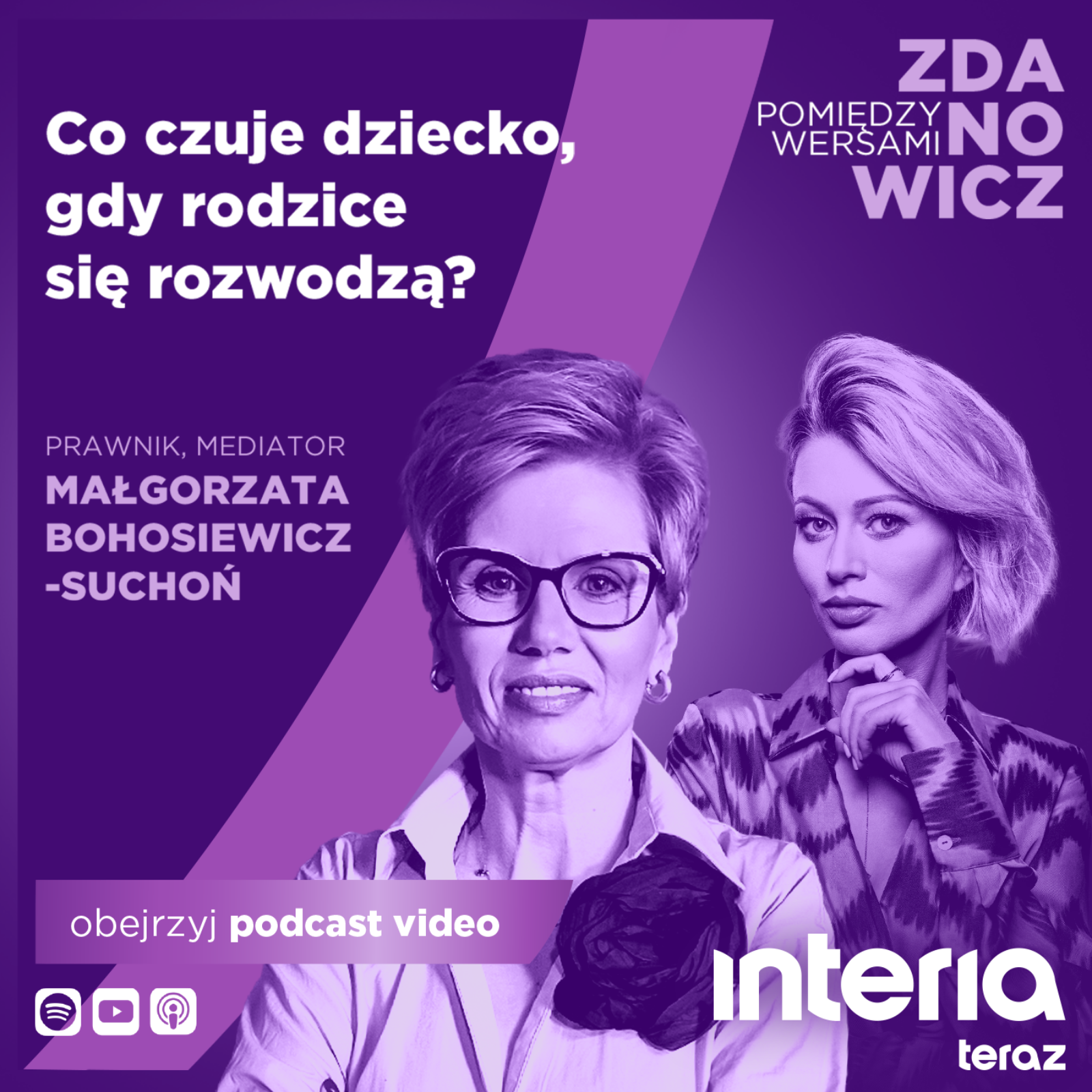 "Zdanowicz pomiędzy wersami". Co czuje dziecko, gdy rodzice się rozwodzą?