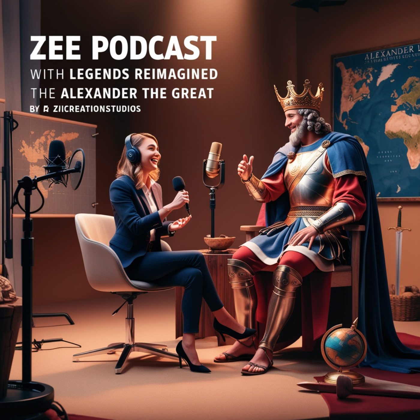 Zee Podcast Legends Reimagined” Episode 01“Alexander the Great” Produced by ZicreationStudios episode artwork