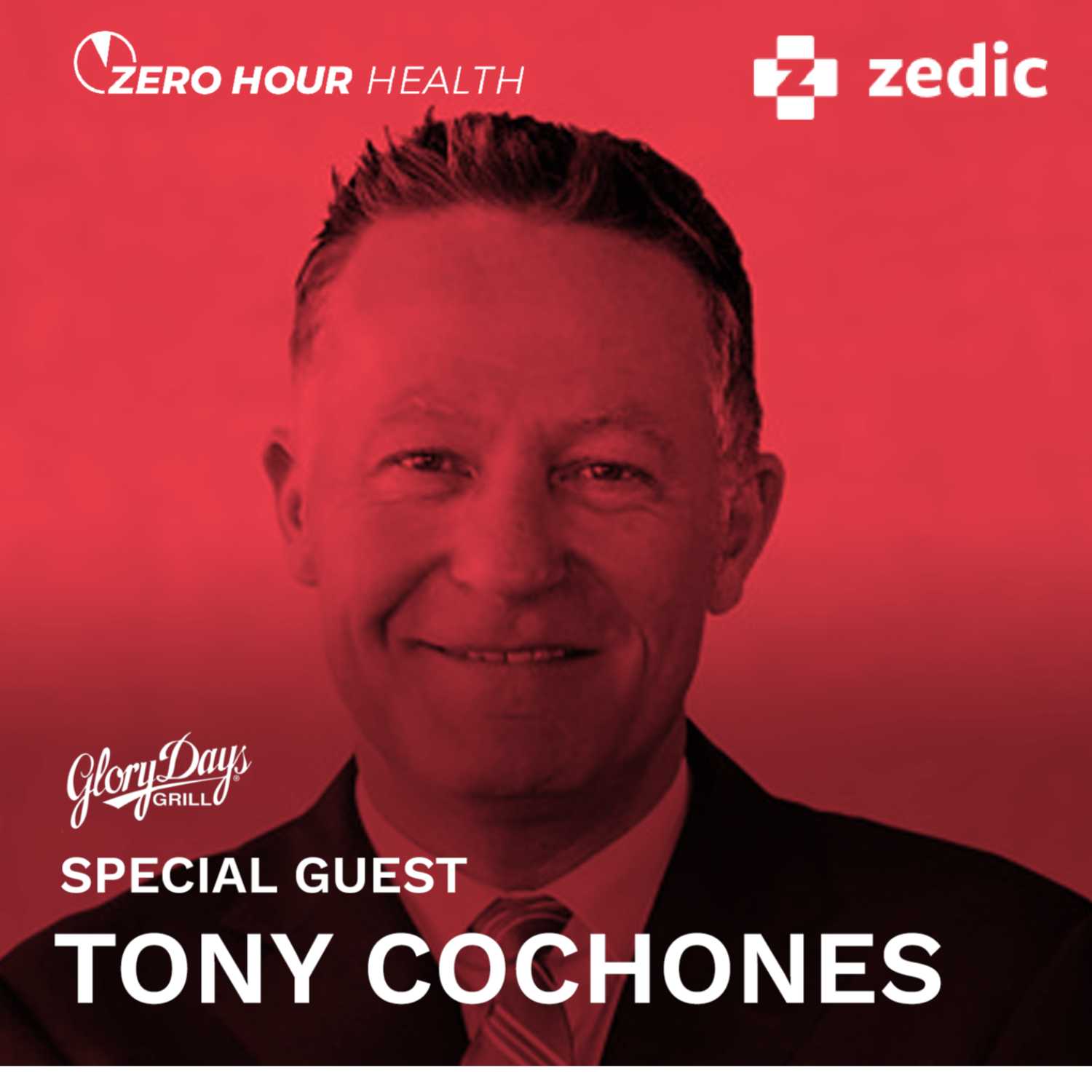 The Zero (Half) Hour with Roslyn Stone - Featuring Chef Tony Cochones from Glory Days Grill episode artwork