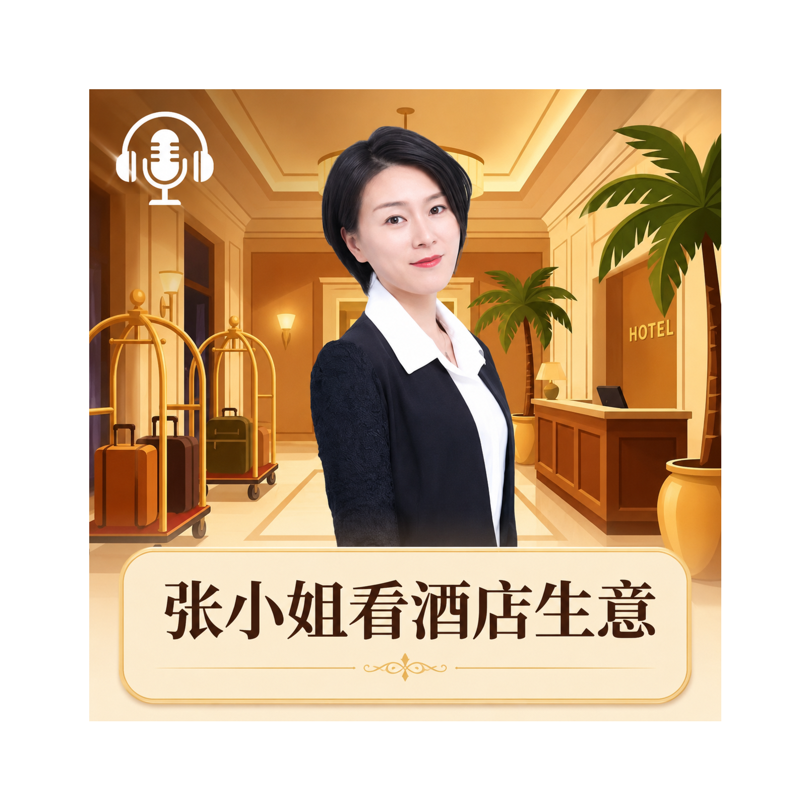 张小姐看酒店生意