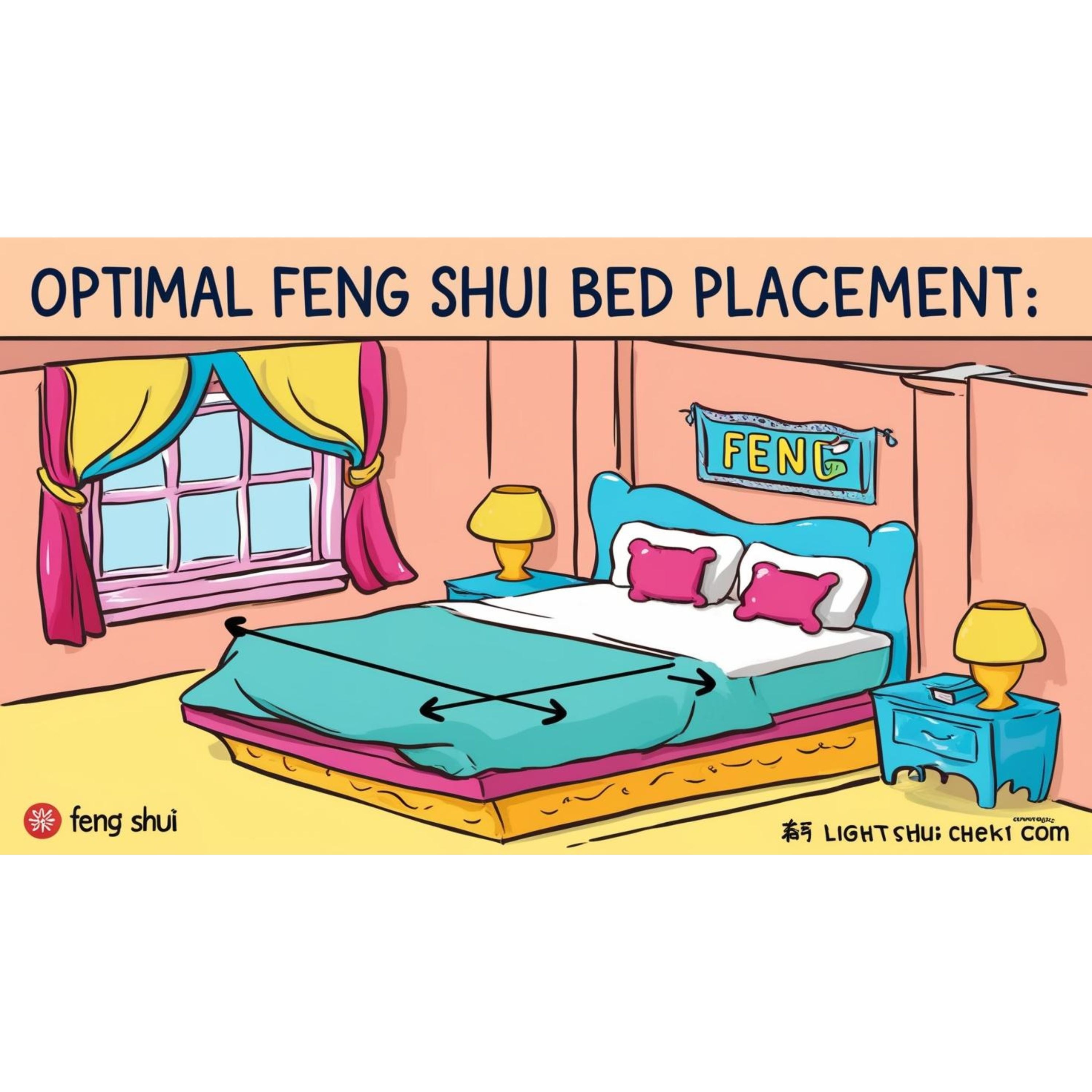 Feng Shui - Bed placement for Love & Luck